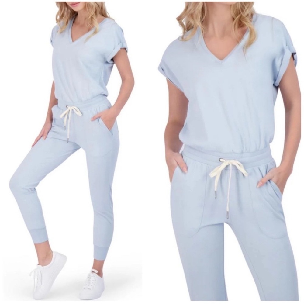 n:Philanthropy Revolve Lawes Blue Jumpsuit Size L